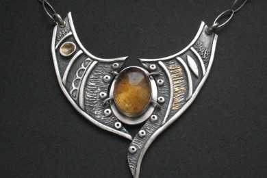 Touched by the Sun -ACS, 22k gold, citrine